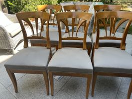 6 antike Biedermeier Stühle