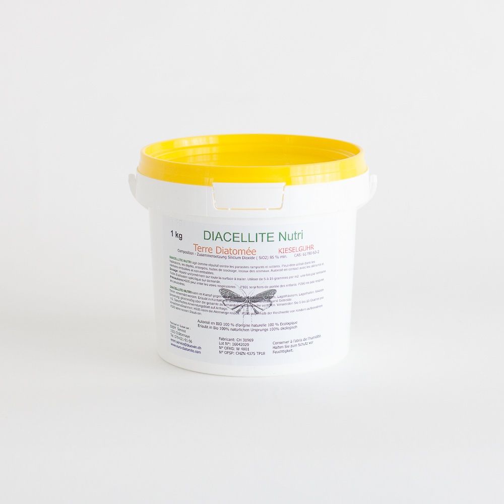 🟢1kg terre de diatomée alimentaire Kieselguhr Diatomeenerde (Neuf avec ...