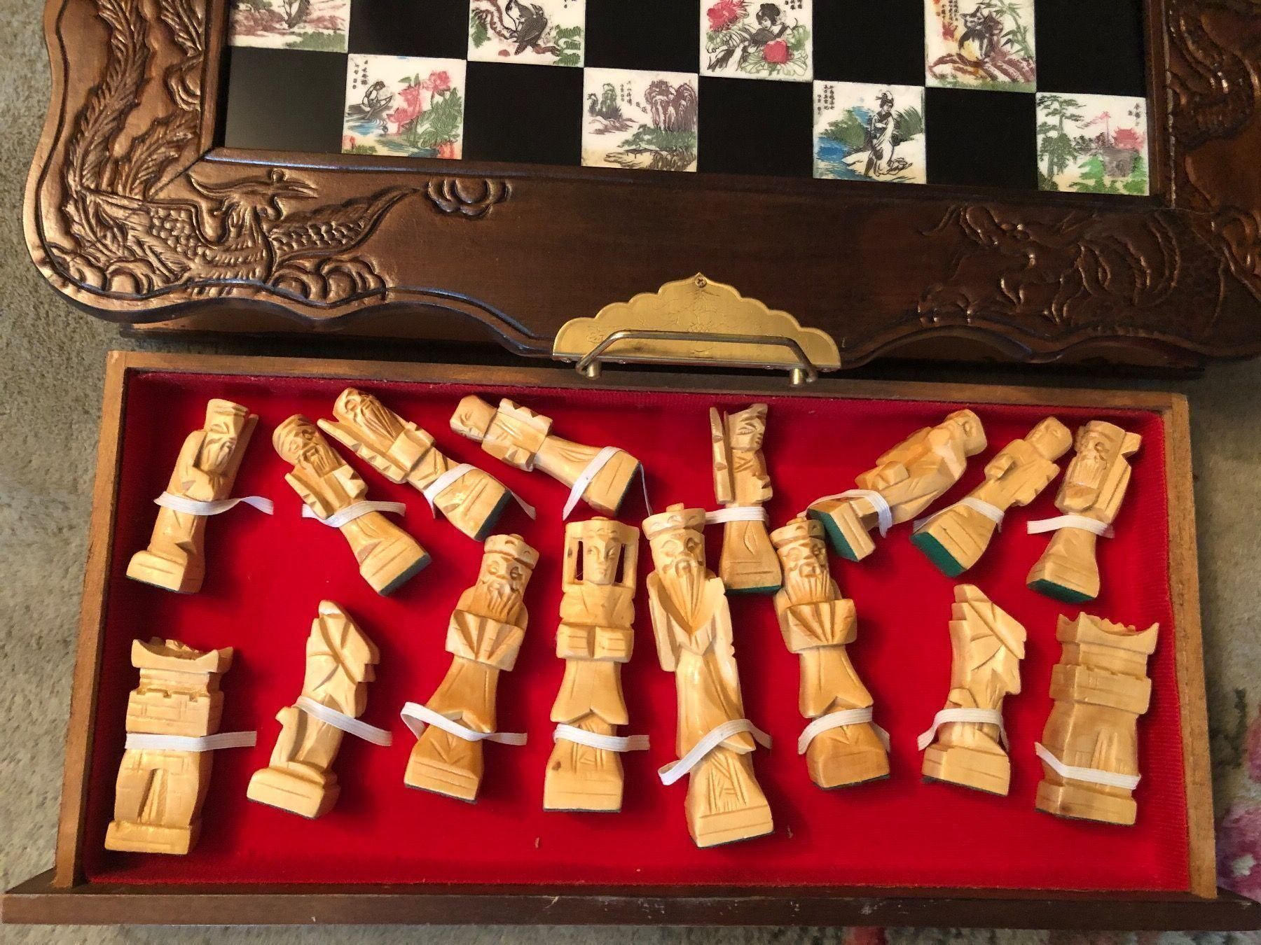 Giochi: Chinesisches32teiliges SchachbrettUnikat – Nuovo e nell'imballaggio originale da Wald ZH venduto da mlnt 3