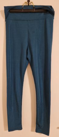 44) petrolfarbige Leggins by MEHMET, Grösse XL