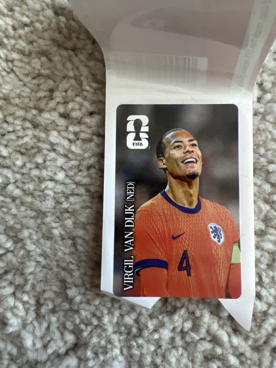 Panini Carte collezionabili: Sammelbild Virgil van Dijk (NED) FIFA neu – Nuovo e nell'imballaggio originale da Stans venduto da Yannick.S92