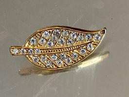 Broche vintage doré