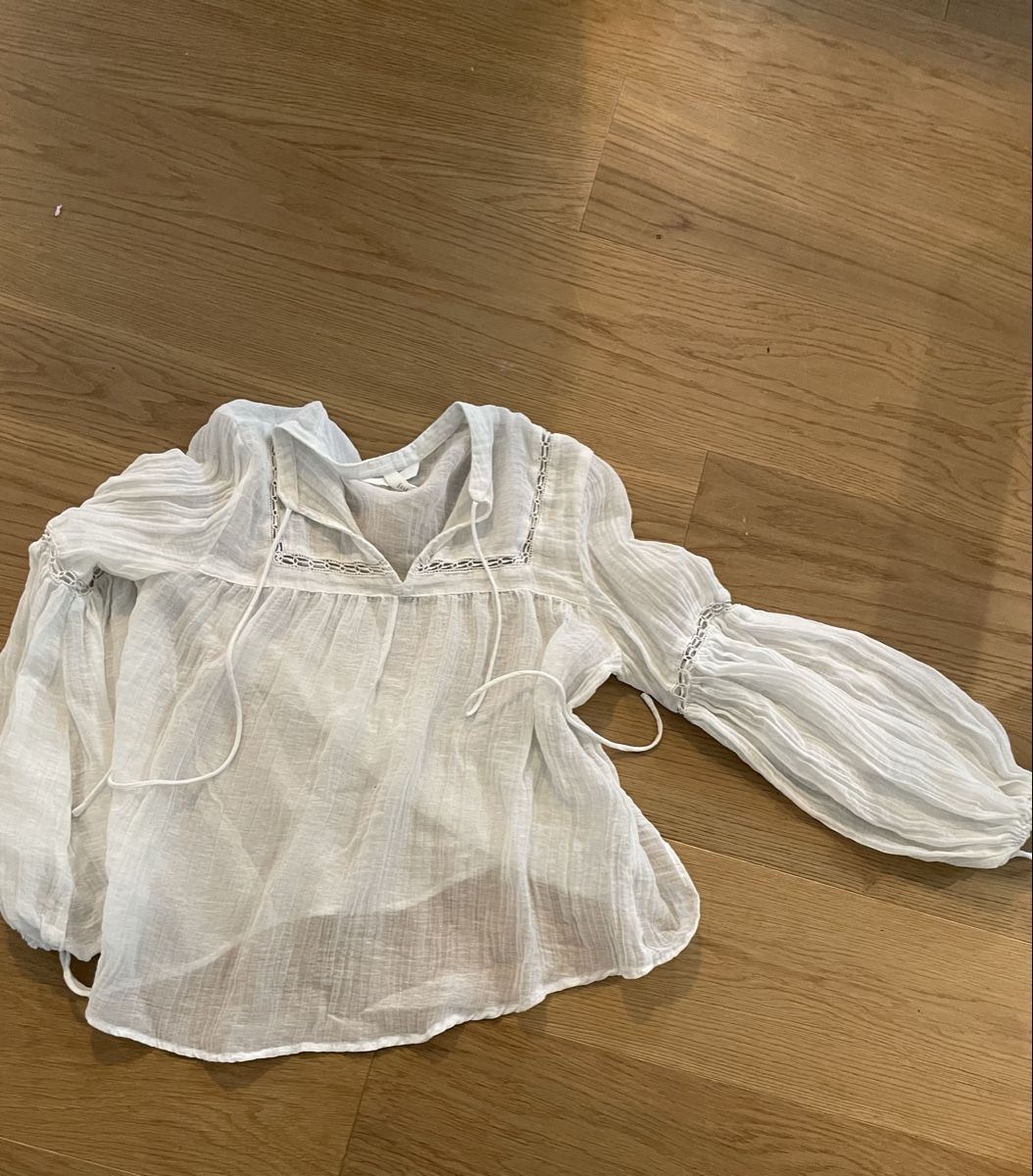 H&M Tuniche: H&M Sommer Bluse, Weiss, Grösse S – Usato da Arlesheim venduto da lela4056