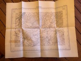 Ancienne carte topographique suisse Pfaffnau