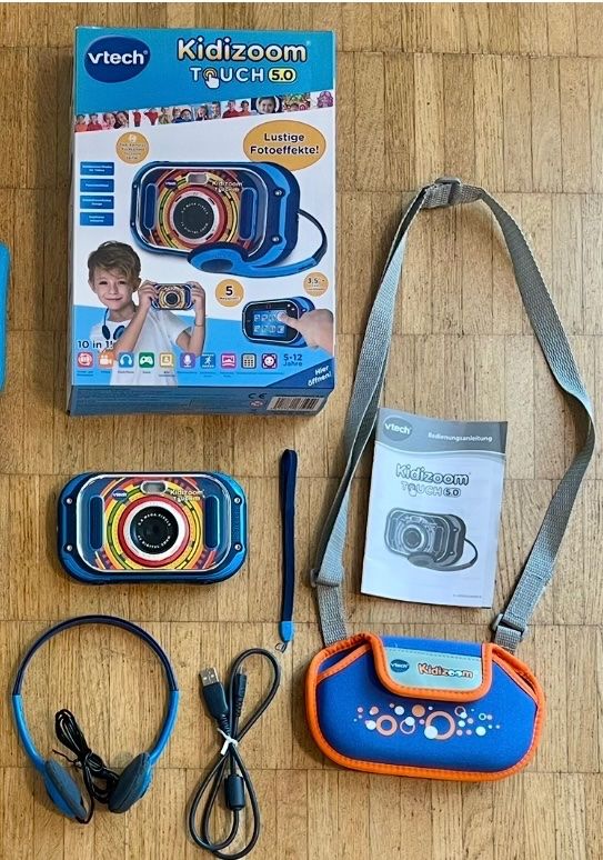 Vtech Fotocamera: Vtech Kidizoom Touch 5.0 + Tasche + Kopfhörer – Usato da Zürich venduto da giovannisp