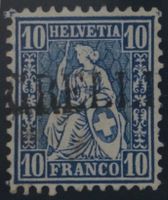 CH - Sitz. Helvetia - Zst Nr. 31 - Stabstempel Grellingen