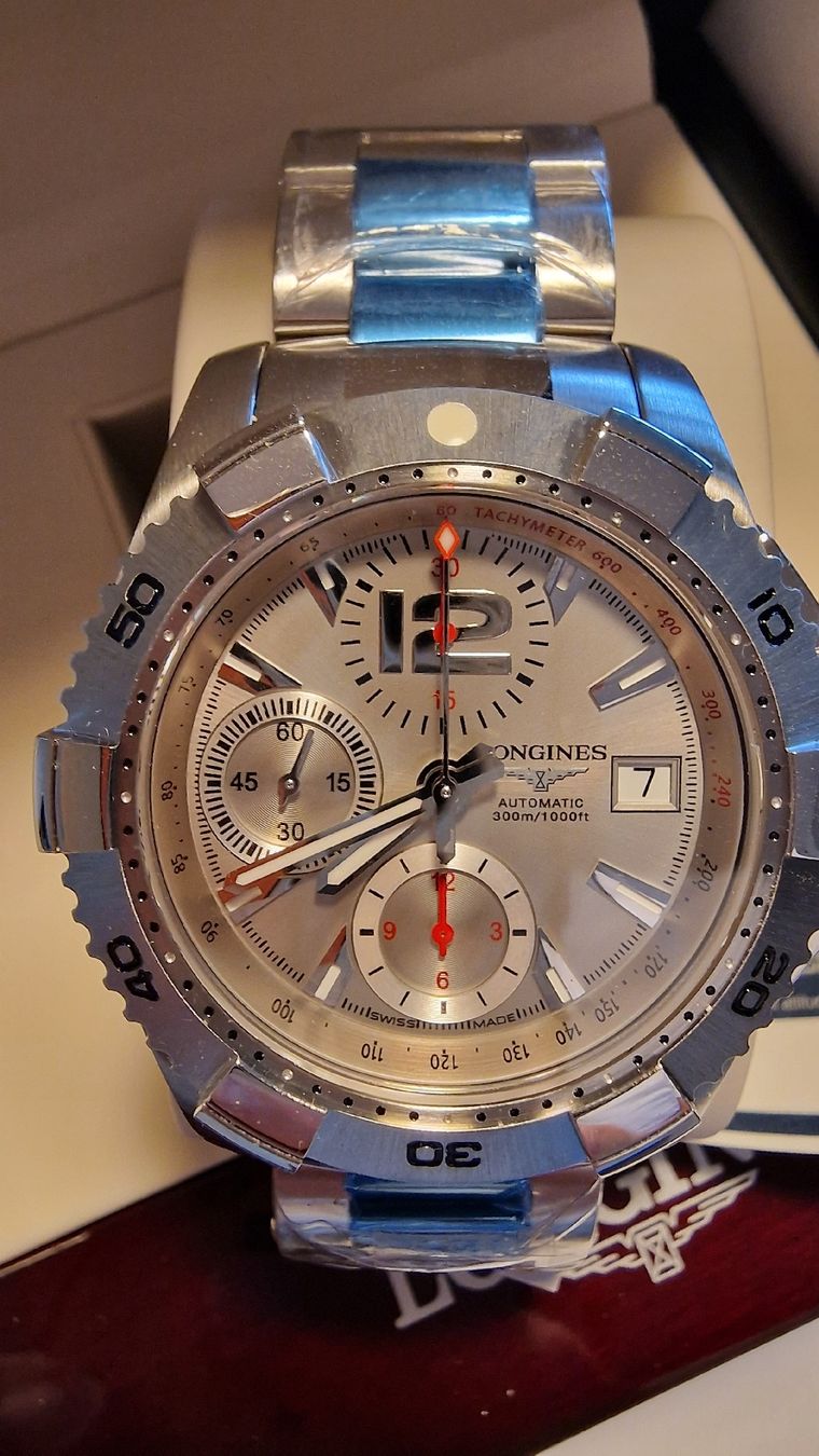 Longines Orologi: Longines HydroConquest Automatic Chronograph. JAMAIS PORTEE – Nuovo e nell'imballaggio originale da Bassins venduto da Rooikat7 2