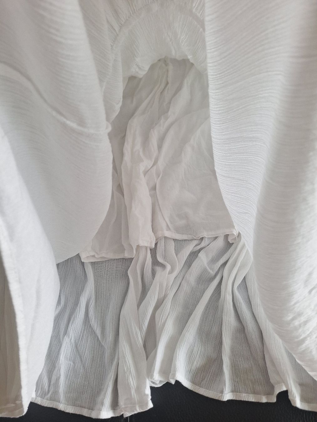 Pull&Bear Gonne: Pull&Bear Sommerrock weiss Gr. M  – Nuovo (secondo la descrizione) da Münsingen venduto da lar_hd62 3