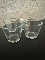 4 Windlichter konischer Zylinder - Top Zustand