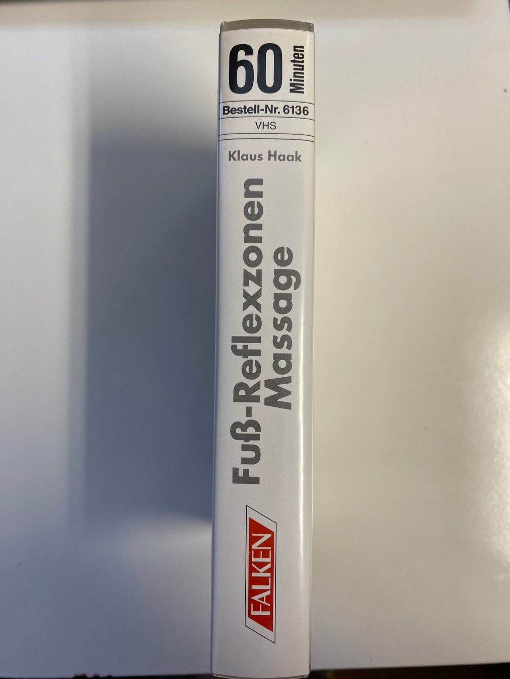 Bücher: FUSSREFLEXZONEN-MASSAGE AUF VHS KASSETTE MIT PLAN – Neu (gemäss Beschreibung) aus thierachern von Styl 1