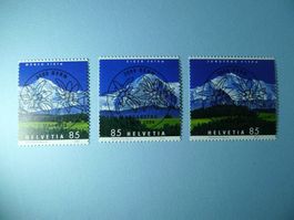 2006 Sondermarke Bergpanorama 1202-1204 ET Vollstempel