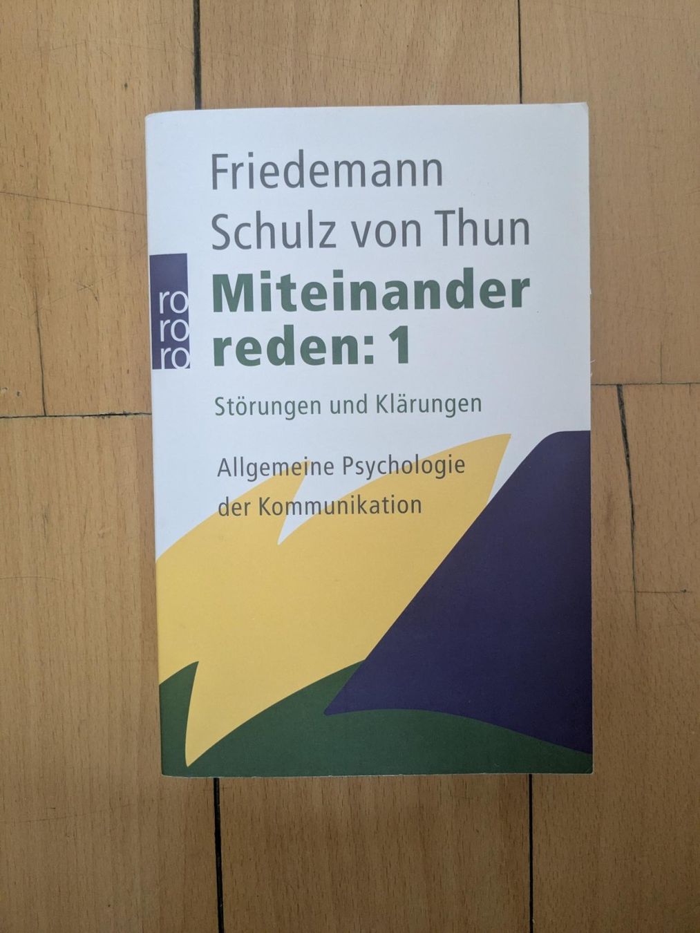 Libri: Miteinander reden: 1 - Friedmann Schulz von Thun – Usato da Zürich venduto da reb_gdl9