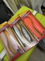 3x Berkley PowerBait Giant Ripple 20cm Leurres