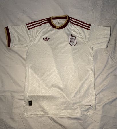 Adidas Spanien Fussballtrikot Grösse L