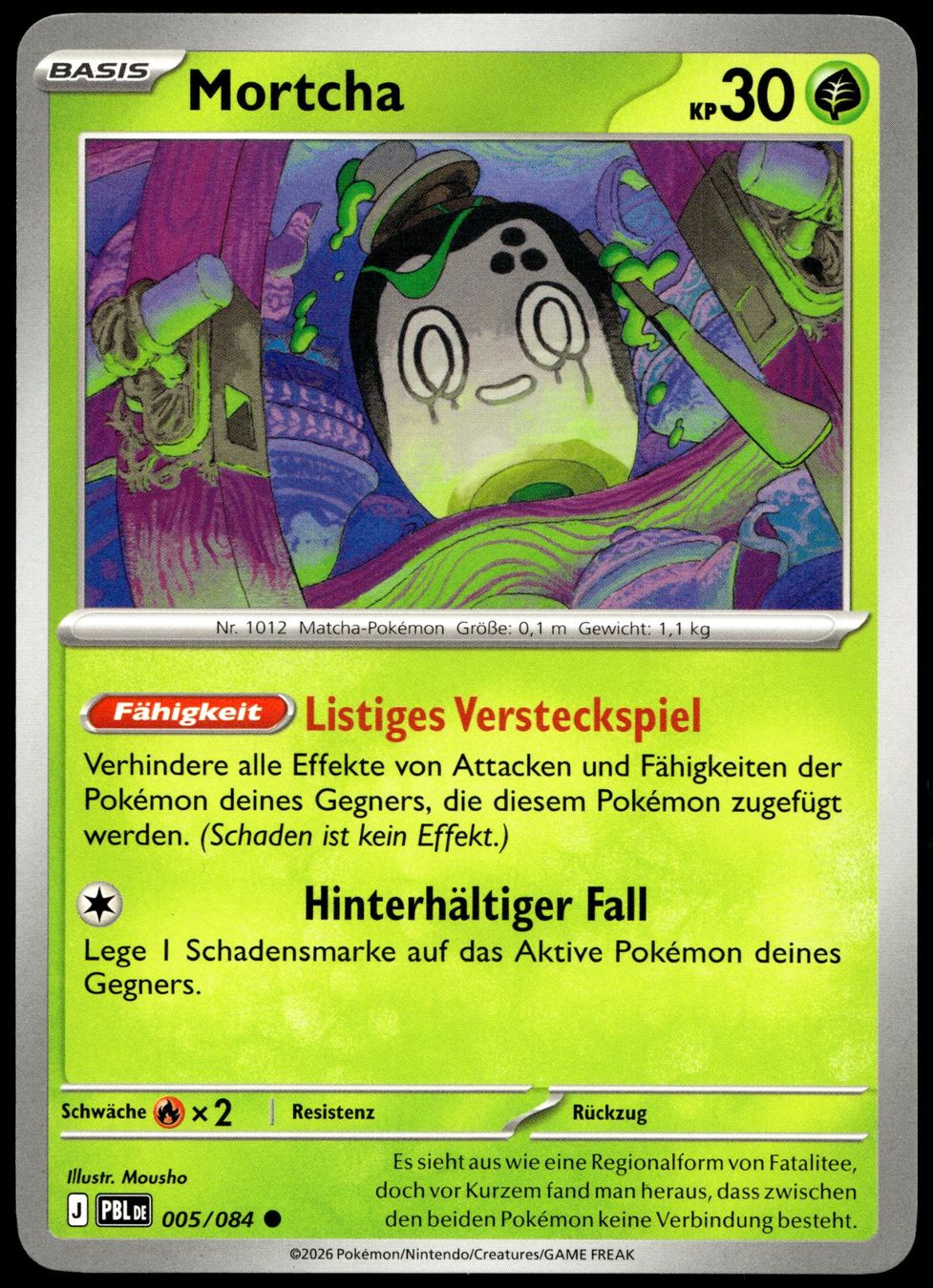 Pokémon Carte collezionabili: Mortcha (PBL DE 005/084) – Usato da Affoltern am Albis venduto da Chiesa_5