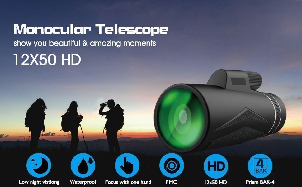 Telescopi: Fernglas Wasserdicht Vergrößerung 12x50 – Nuovo (secondo la descrizione) da Kirchdorf AG venduto da Apost008 1