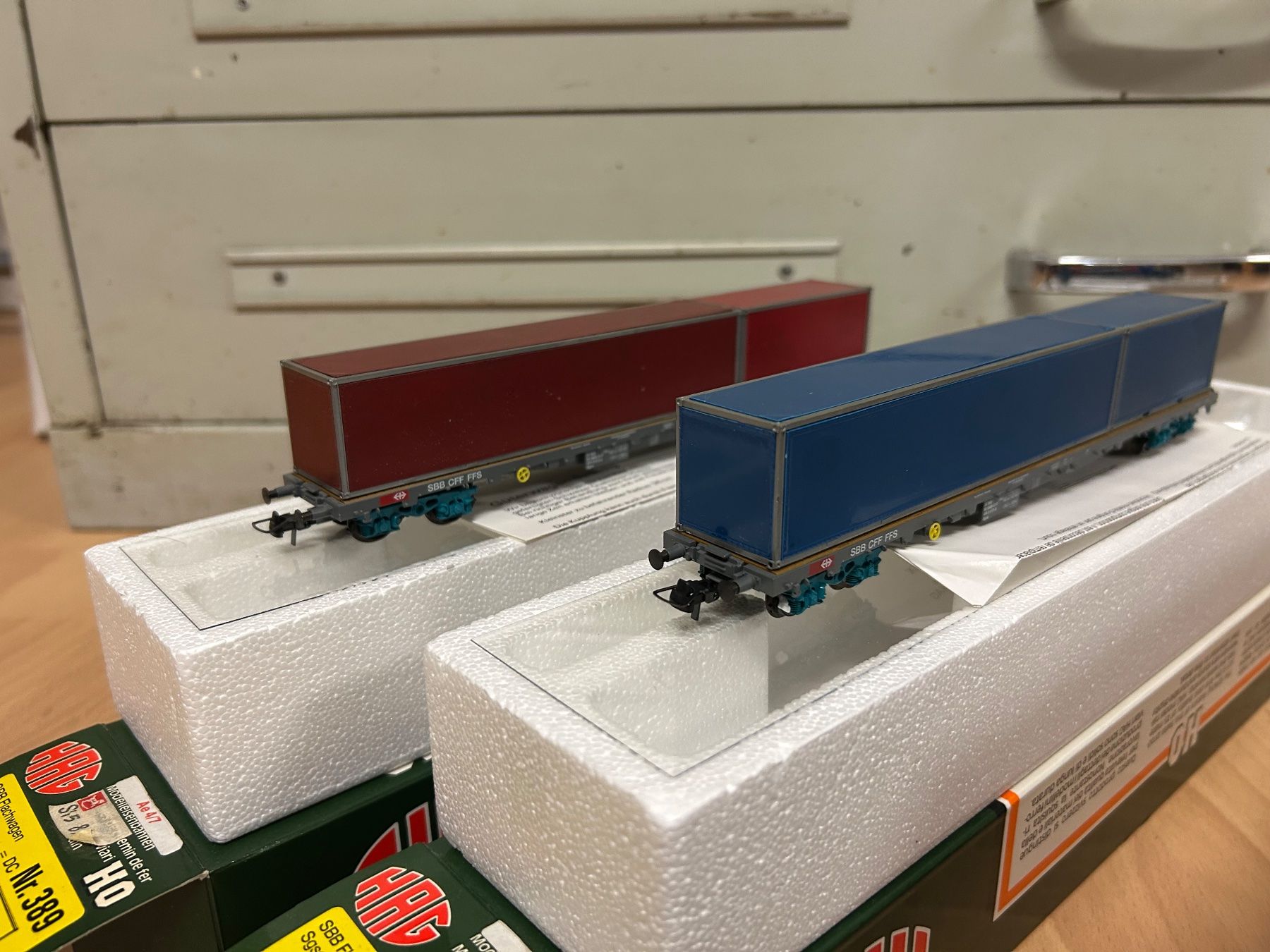 Hag Trains électriques: Hag Contaierwagen – D'occasion à Erstfeld par Alpstei 1
