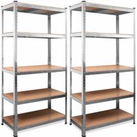 Schwerlastregal 2er-Set 180x90x40cm