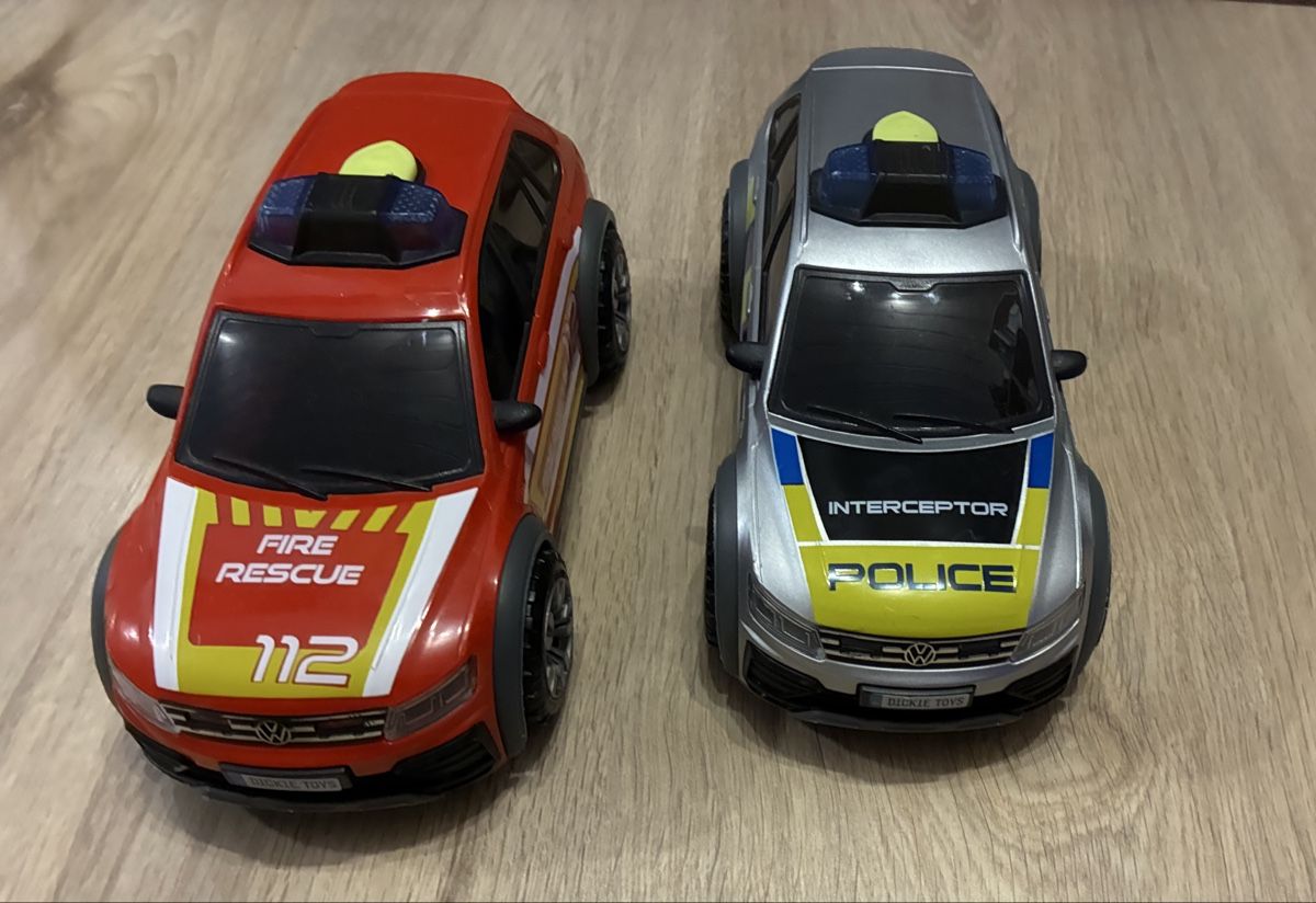 Dickie Toys Giocattoli: Feuerwehr & Polizei Auto mit Light- and Soundeffekt – Usato da Mitlödi venduto da meyer-sabrina 3