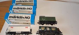 5 Märklin Güterwagen, ungebraucht, 4 mit Originalschachtel