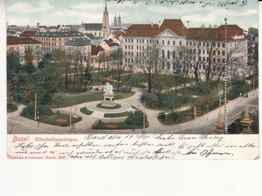 Cartoline postali: Basel 1904 mit ST Basel Spalen – Usato da Bürglen TG venduto da StampGraf
