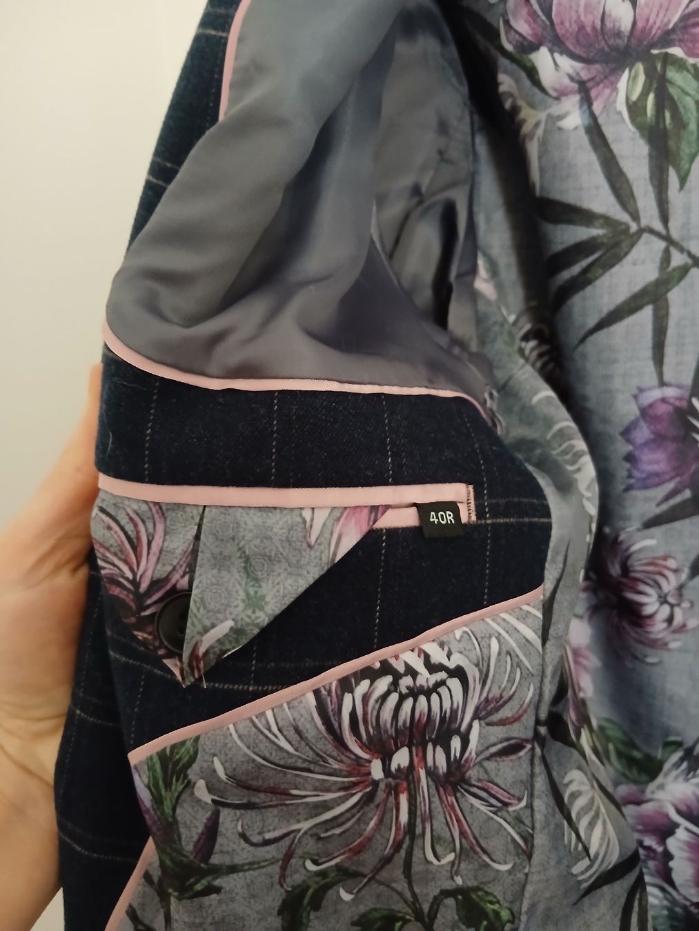Giacche: River Island Blue Jacket UK size 40 regular fit – Nuovo (secondo la descrizione) da Wil SG venduto da tre_g2l7 2