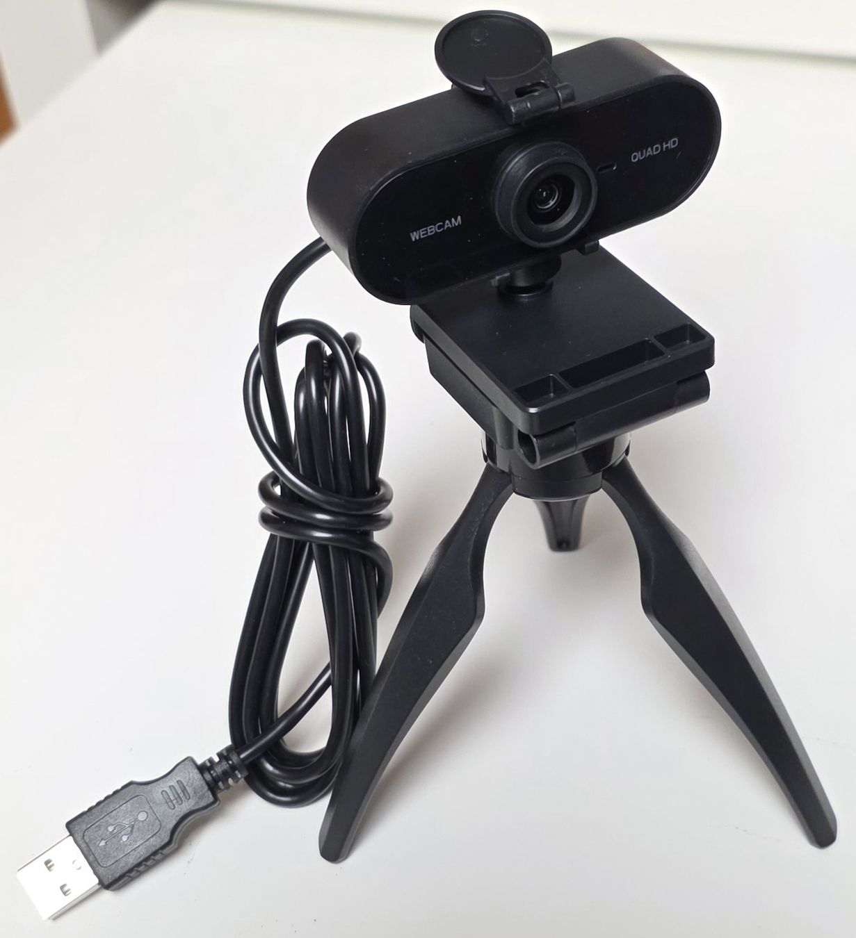 Webcam: Webcam QUAD HD mit Stativ - Top Zustand – Nuovo (secondo la descrizione) da Heimenhausen venduto da rovermini