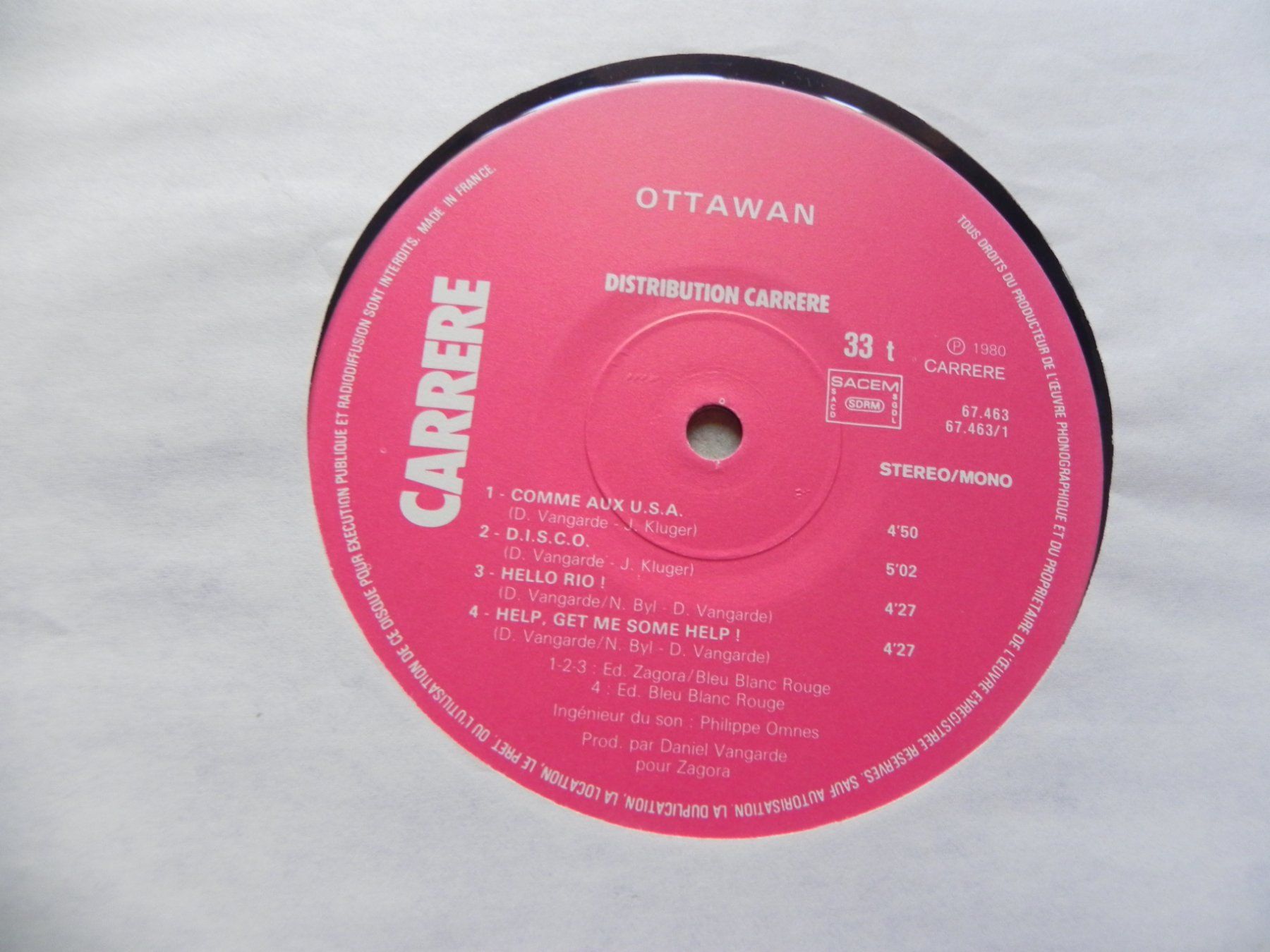 Dischi in vinile: LP Latin Disco Ottawan 1980 D.I.S.C.O. – Usato da Siebnen venduto da krimsie 3