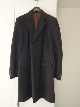Herrenmantel schwarz