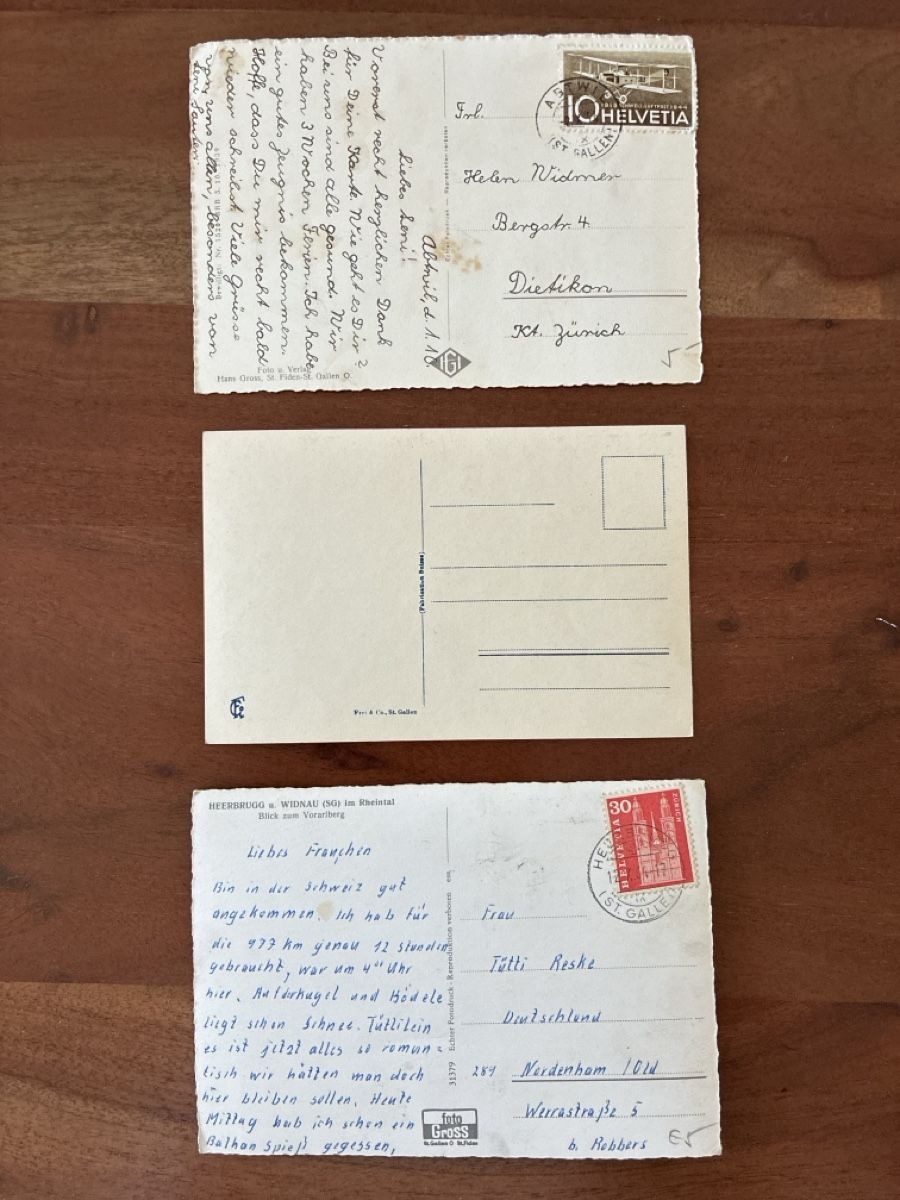 Cartoline postali: 10 Ansichtskarten vom Kanton St. Gallen – Usato da Oftringen venduto da Cla.vD.74 1