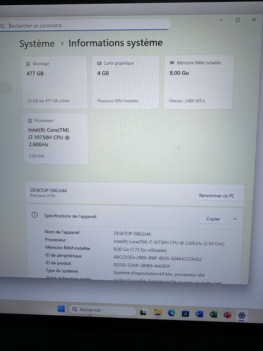 Dell Notebook: Notebook Dell Precision 5750 Intel Core i7  – Usato da Renens VD venduto da nic_7dnb 3