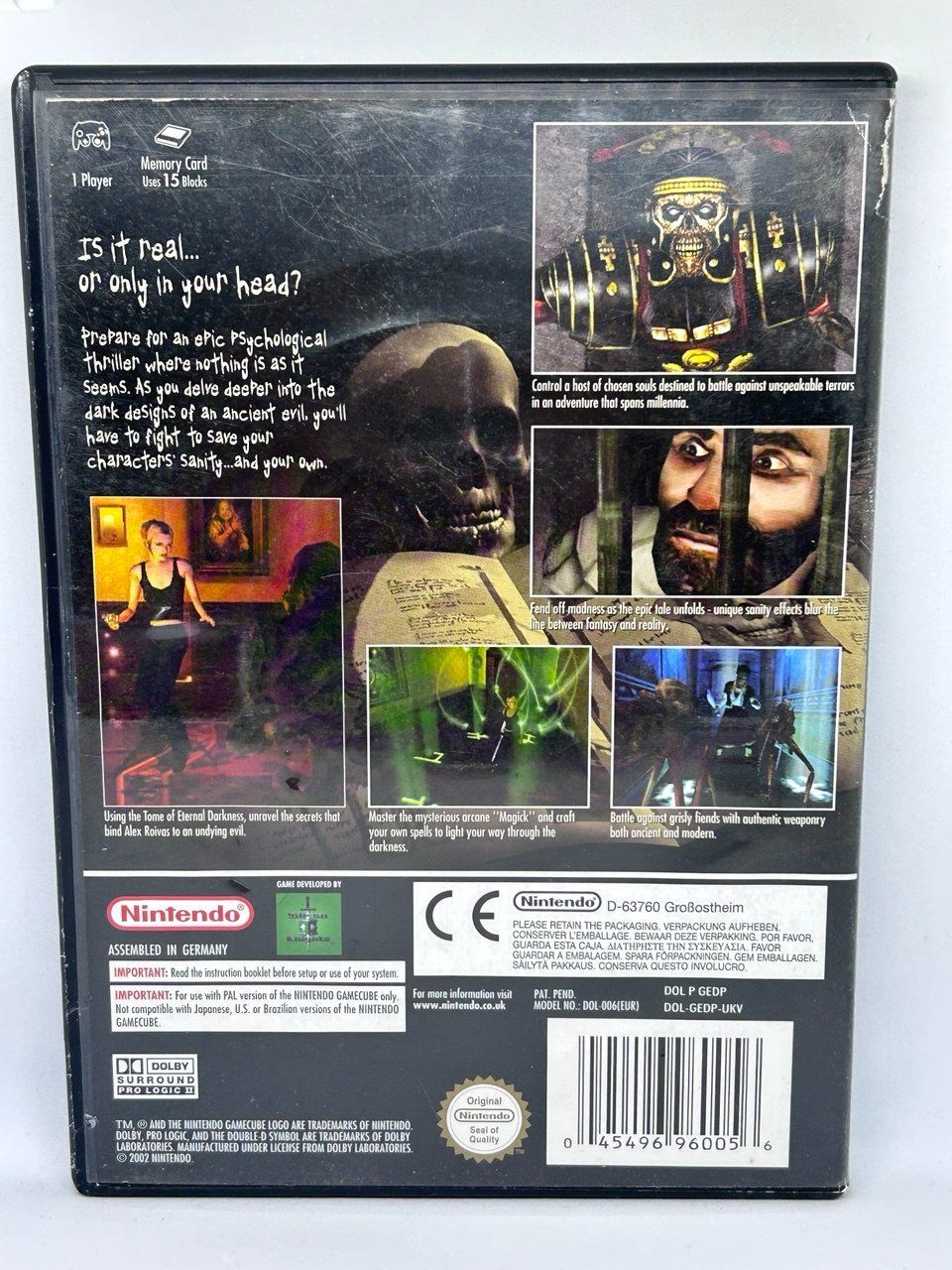 Nintendo Giochi: Eternal Darkness: Sanity's Requiem Nintendo GameCube – Usato da Giubiasco venduto da LorisVale 1