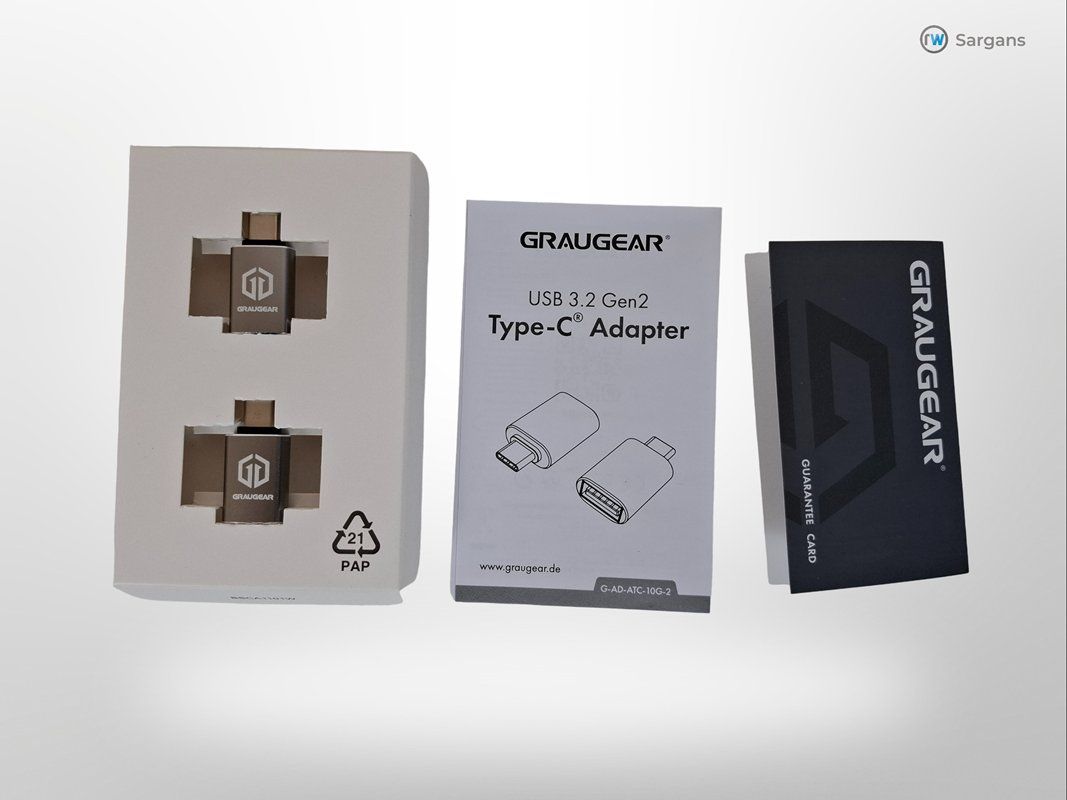 Unità & Adattatore: GRAUGEAR USB A auf USB C Adapter – Nuovo (secondo la descrizione) da Sargans venduto da Restwert_Sargans 1