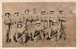 Bellinzona TI Militari Piazza di Magadino 1930 militare