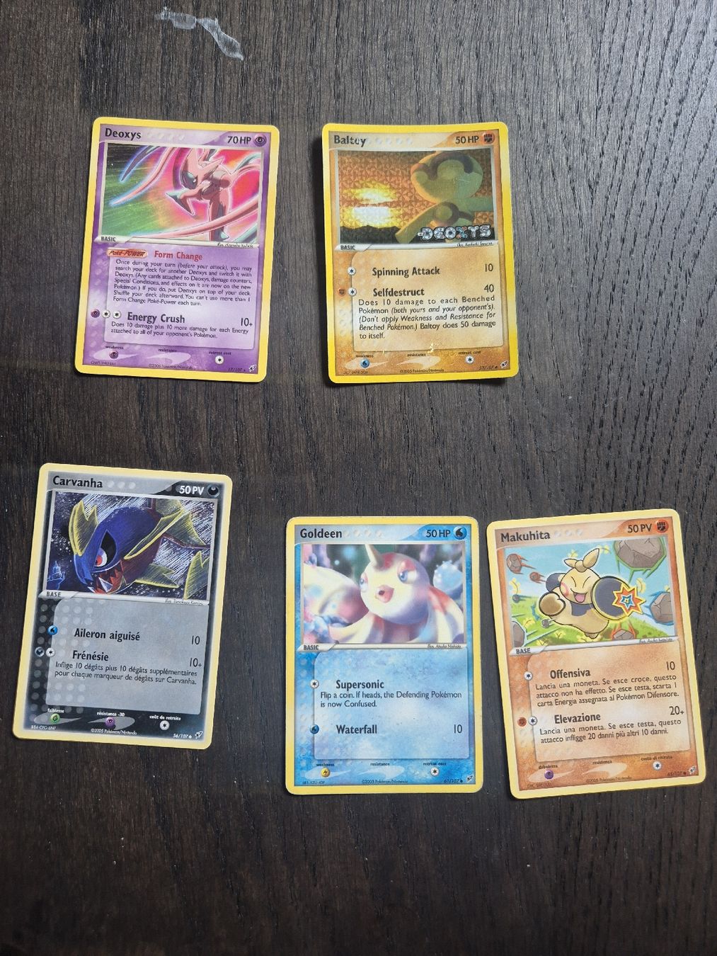 Pokémon Carte collezionabili: Pokemon - deoxys - baltey holo - ex deoxys – Usato da Subingen venduto da mattkum
