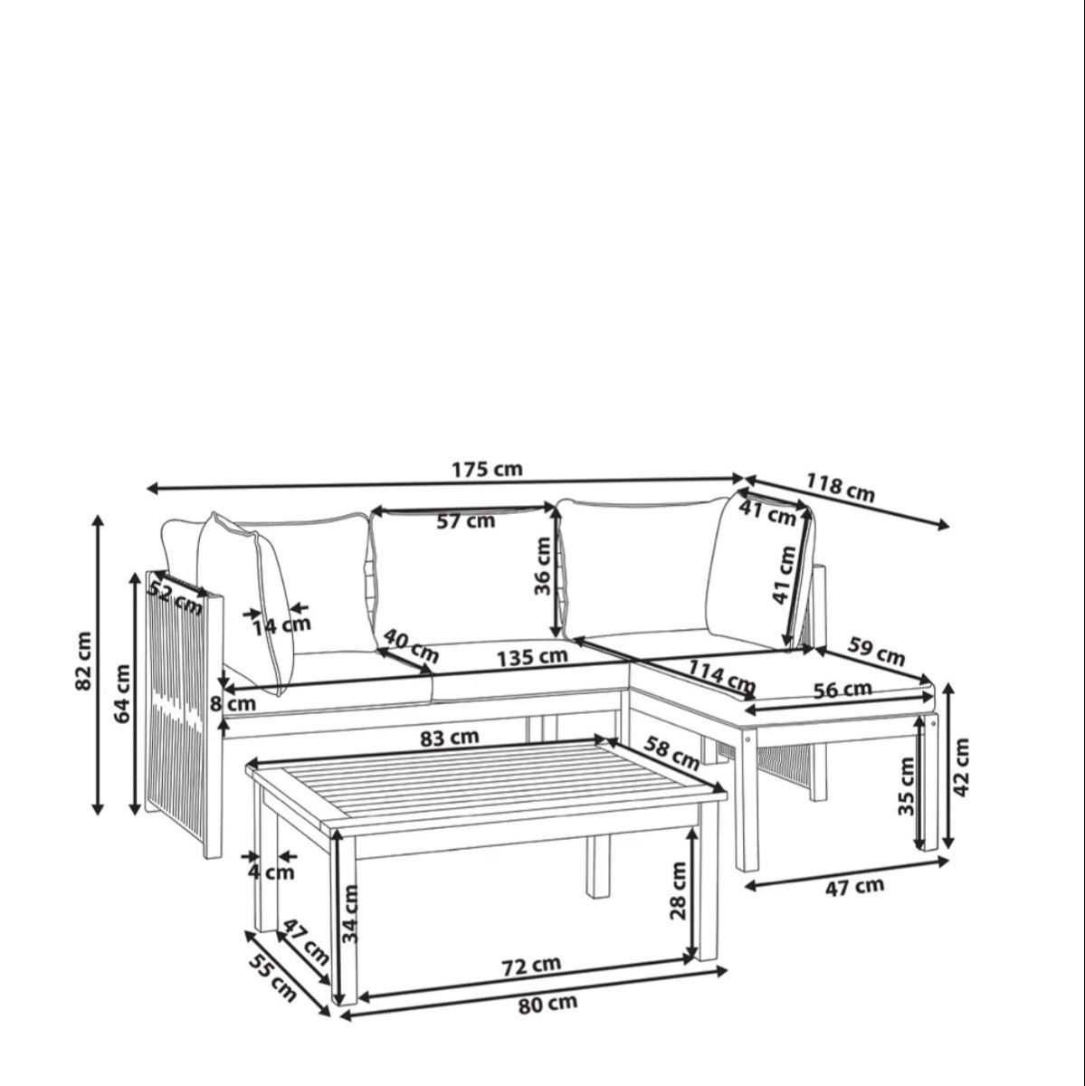 Sedie a sdraio: Garten Lounge-Set aus Akazienholz – Nuovo (secondo la descrizione) da Zürich venduto da pinish 5