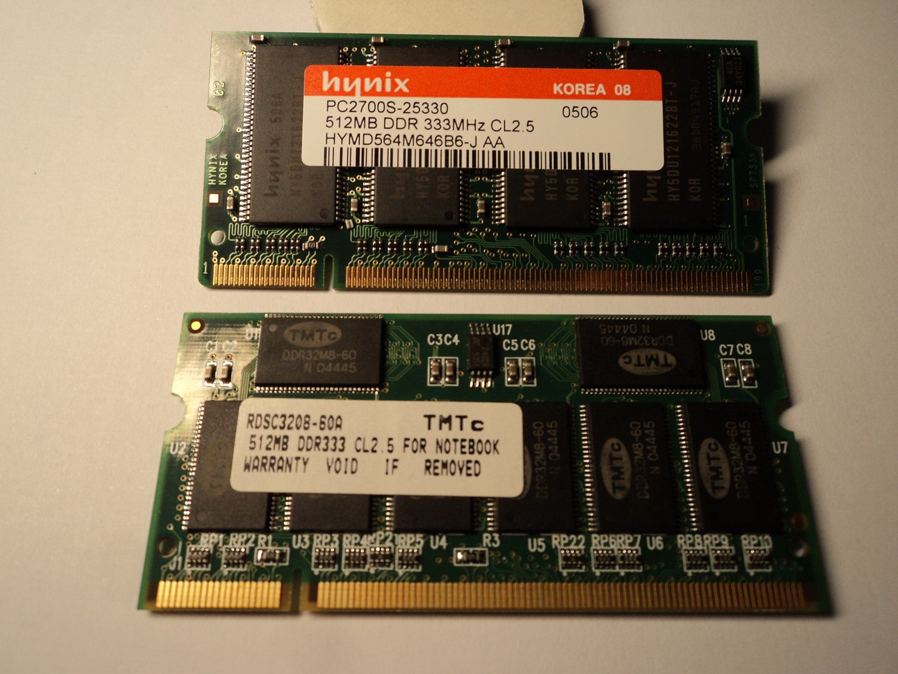 Memoria / RAM: 9 x RAM - Speicher 256MB - 8GB – Usato da Wald ZH venduto da soundmann 1