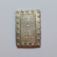 Ansei Ichi Bu Gin 1859-1868 Japan