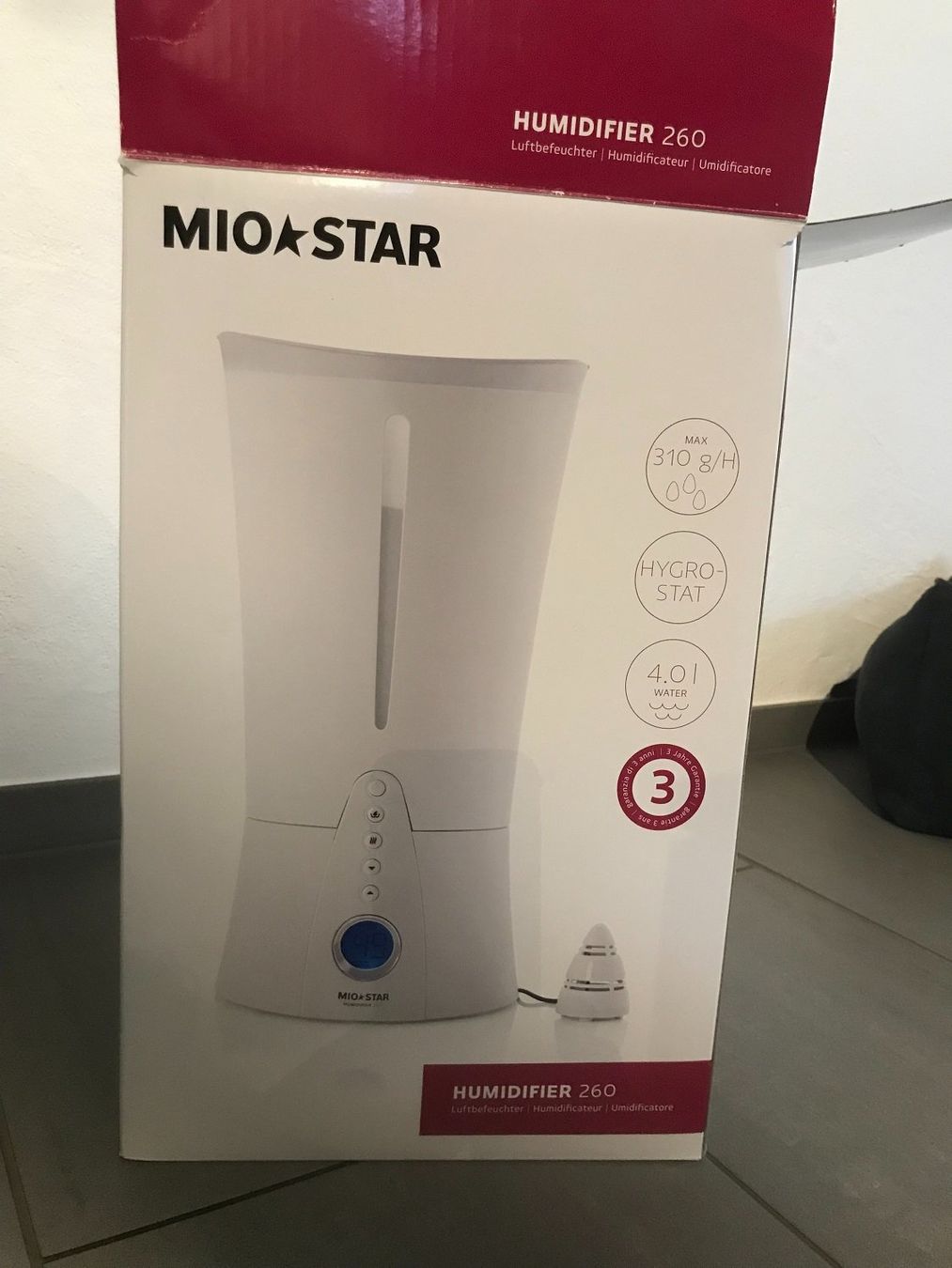 Mio Star Umidificatori d'aria: Luftbefeuchter Mio Star Humidifier 260 – Nuovo (secondo la descrizione) da Hinwil venduto da mounten