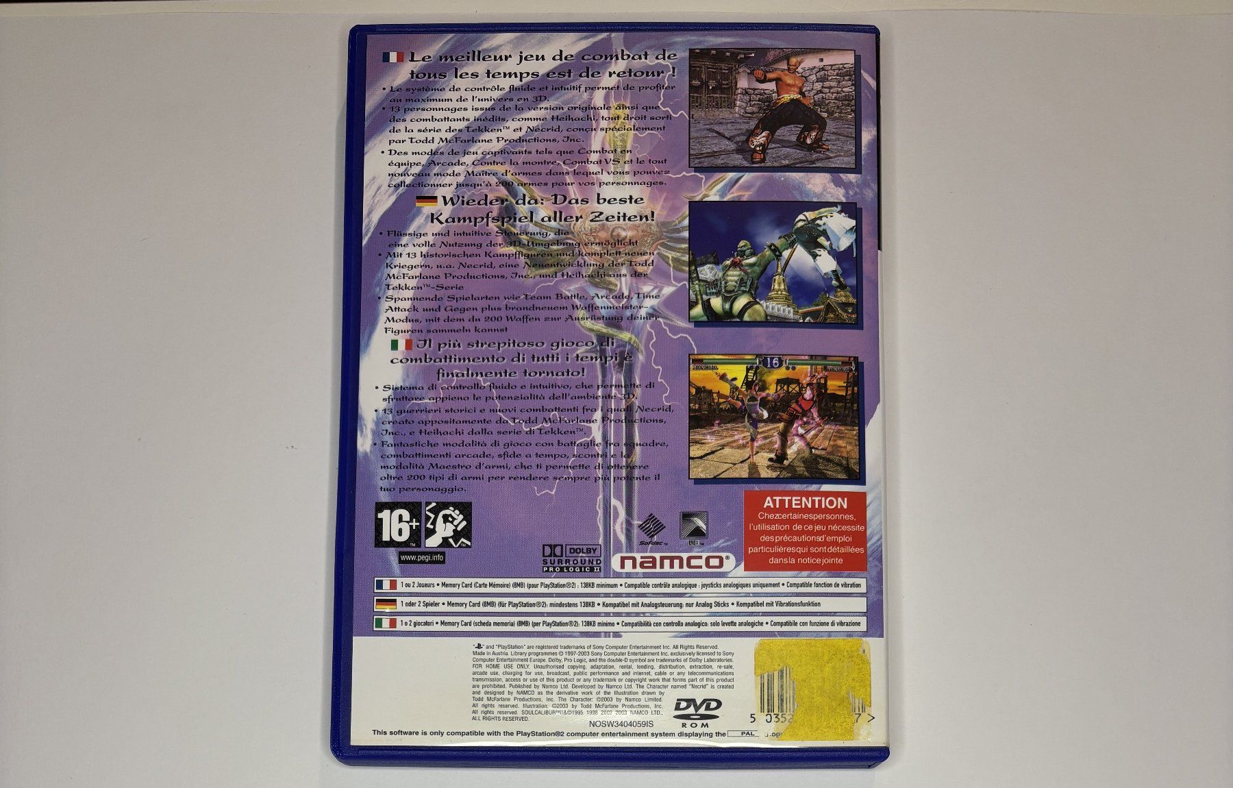 Giochi: PS2 - SoulCalibur II – Usato da Allschwil venduto da Bullach 2