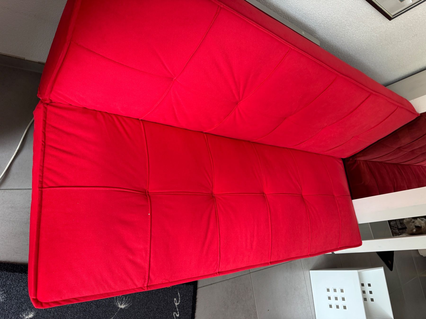 Beliani Divani: Rotes Sofa zum Ausklappen – Usato da Buttikon SZ venduto da Cinderella2009 1
