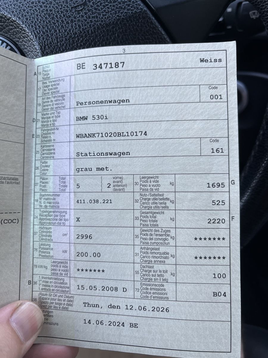BMW Automobili: BMW 530i – Usato da Uetendorf venduto da Sim83 6