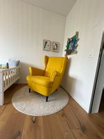 IKEA STRANDMON Ohrensessel gelb  sehr guter Zustand