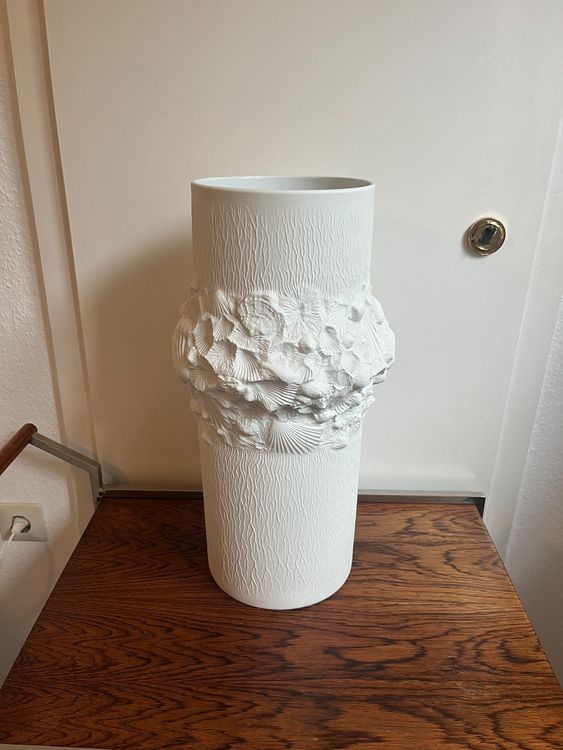 AK Kaiser FossilMuschel Vase Biskuitporzellan 50cm Kaufen auf Ricardo