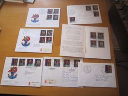 PP 1969 FDC Serien verschieden AB NUR 75 RP