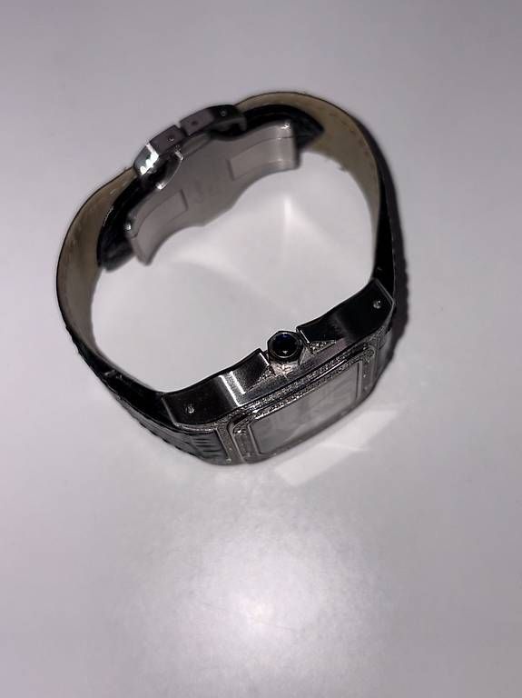 Orologi: Cartier Santos 100 | Natural Diamonds – Usato da worb venduto da mansorymansory 3