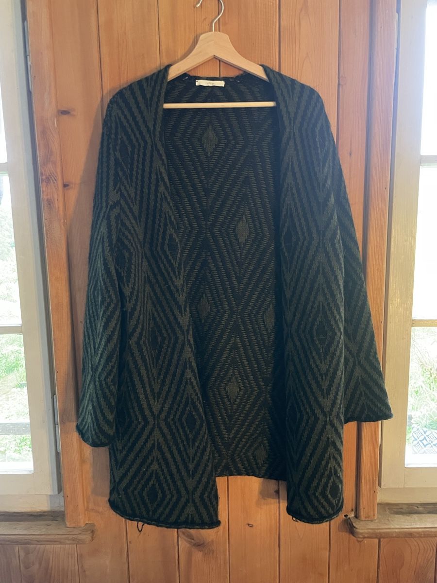 Giacche: An'ge Strickjacke Grösse S/M, Karomuster, langarm  – Usato da Wabern venduto da soma.83