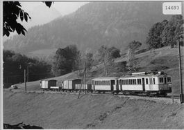 Train mixte special entre Le Sepey et
