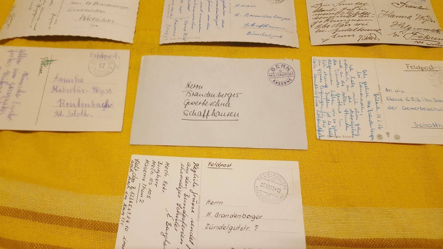 Tutti i francobolli: Lot von 10 Stk. Feldpostbelege Schweiz – Usato da Remetschwil venduto da Hofiii 7