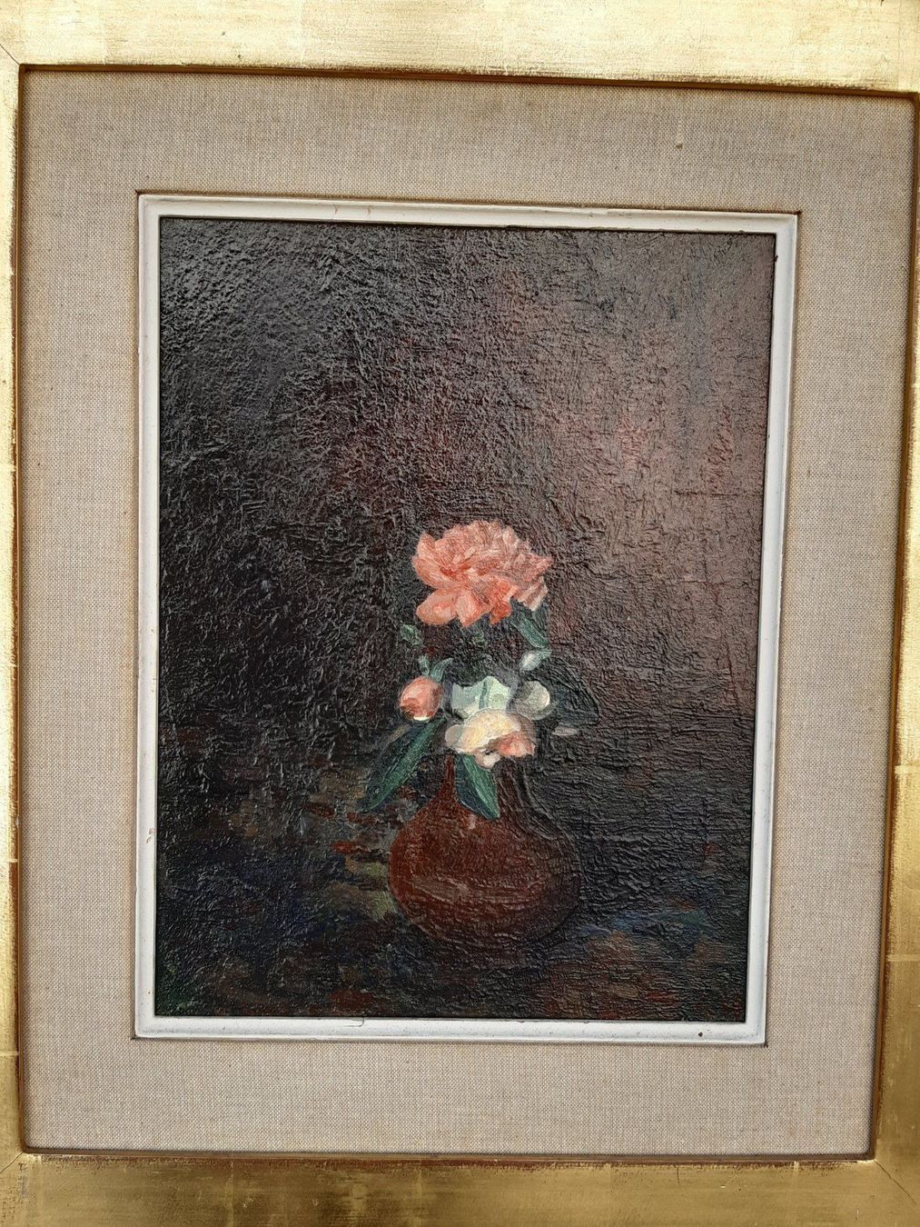 Dipinti: Bouqet de fleurs monogr- A.H. – Usato da Lausanne venduto da leneko